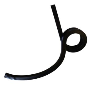 Spiralfjedertand 30x30mm firkantstål, venstre
