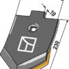 Skærspids 230x120x10mm - (hårdmetal belagt)