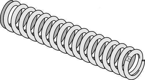 Trykfjeder 21x78x570