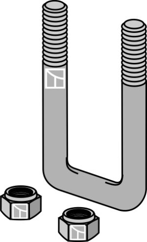 101.355730 Spændebøjle 81x155 - M16 til 80x120 ramme