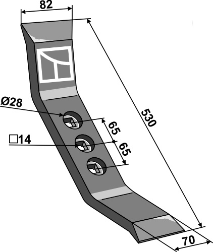 Stubharvespids 530x70