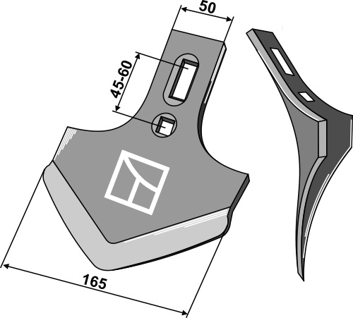 Grubbeskær 210mm