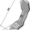 Grubbeskær Fraudge 260mm