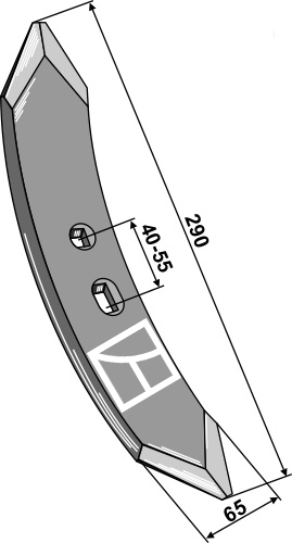 Grubbeskær MF 290mm