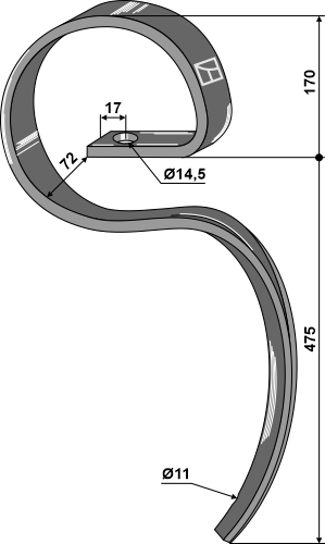 Harvetand 50x13