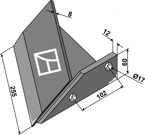 Vingeskær 255mm - højre