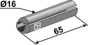Split Ø16x65