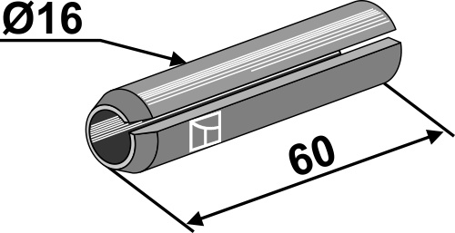 Split Ø16x60