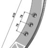 Stubharvetand 410x70x10mm - Mammut