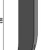 Stubharvetand - 680mm