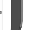 Stubharvetand - 830mm