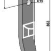 Stubharvetand - 60x25x863mm