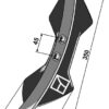 Stubharvespids 350x130x5mm - Kongskilde