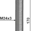 Skrue M24x3 - 8.8
