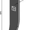Stubharvetand - 875mm