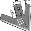 Gåsefodsskær 245mm