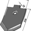 Skærspids 230x120x10mm