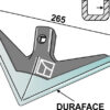 Gåsefodsskær 265mm - DURAFACE