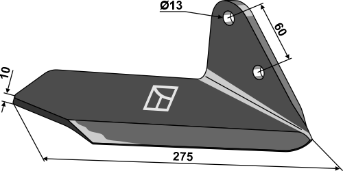 Vingeskær 275mm - højre
