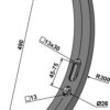 Skærspids 60mm - (hårdmetal belagt)