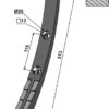 Skærspids 43mm - (hårdmetal belagt)