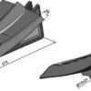 101.ext-1046 Undergrundsløsner skær 92mm - (hårdmetal belagt)