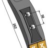 Skærspids 70mm - (hårdmetal belagt)