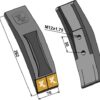 Skærspids 70mm - (hårdmetal belagt)