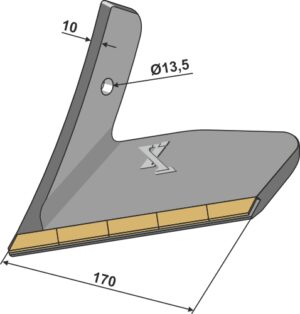 101.ext-1132 Vingeskær 170mm - (hårdmetal belagt) - venstre