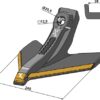 Gåsefodsskær 240mm - (hårdmetal belagt)