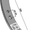 Stubharvespids 285x65x12 (43-60)