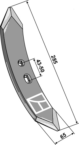 Stubharvespids 285x65x12 (43-60)