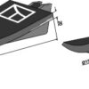 Skærspids 350x110x10