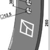 Skærspids 260x120x15mm