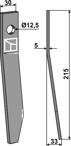 101.ind-1583-r Finger - højre