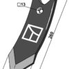 Skærspids 260x80x12mm