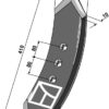 Stubharvespids 410x120x10mm (3 h - 80-80)