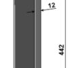 101.ind-1885 Fure løsner 68° - (hårdmetal belagt)