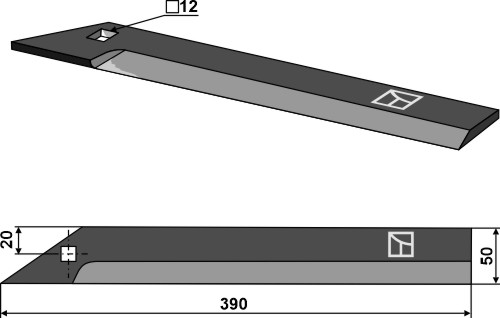 Kniv for roeoptager