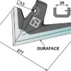 Gåsefodsskær 277mm - DURAFACE