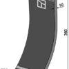 Ledeplade 360x120mm