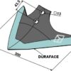 Gåsefodsskær 300mm - DURAFACE