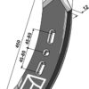 Stubharvespids 450x100x12mm (3 h - 45-80)