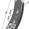 Stubharvespids 450x120x12mm (3 h - 45-80)