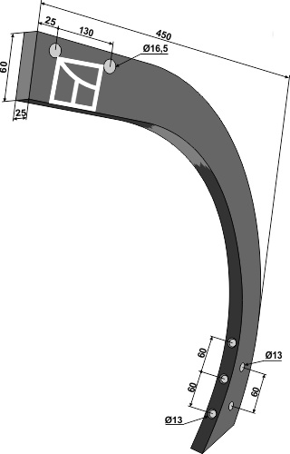 Tand 730mm