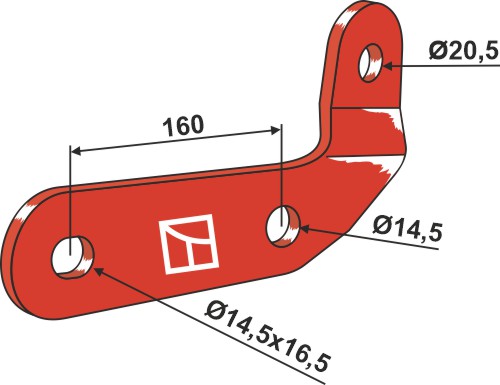 Holder - højre - Delta Flex