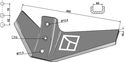 Vingeskær 480mm