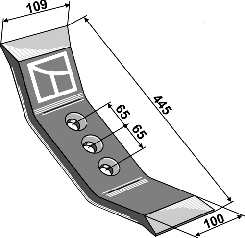 Stubharvespids 445mm