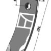 Skærspids 290x80x12mm