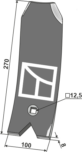 101.uni-52 Ledeplade 270mm